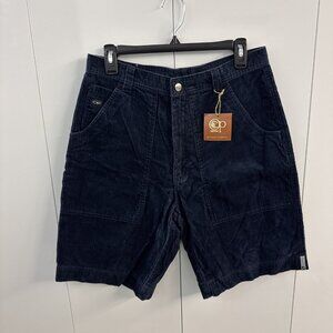 OP Ocean Pacific Men’s 32 Longrider Corduroy Shorts Blue Dogtown Surf Skate (N5)